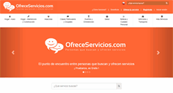 Desktop Screenshot of ofreceservicios.com