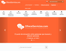 Tablet Screenshot of ofreceservicios.com